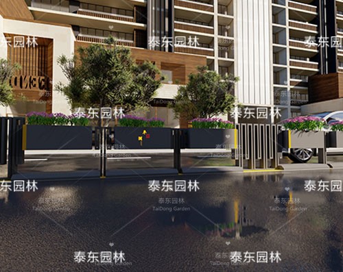 回字形花箱護(hù)欄