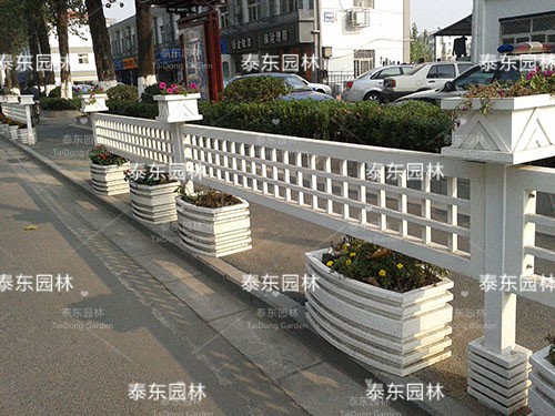 戶外PVC花箱護欄